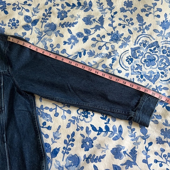 NWT Draper James Shearling Jean Jacket Size Medium (oversized) - Picture 5 of 16